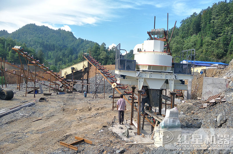 制砂生產(chǎn)線客戶現(xiàn)場(chǎng)